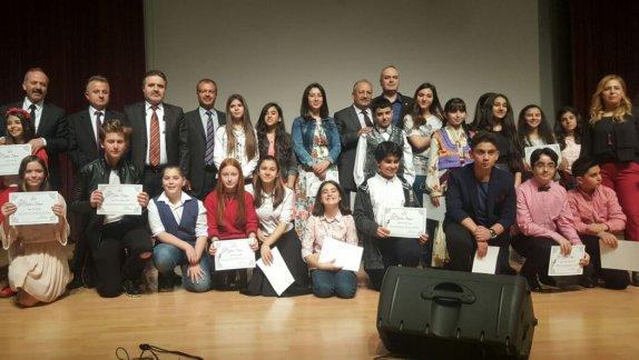 İlçemiz Ortaokullar Arası Türk Sanat Müziği, Türk Halk Müziği ve Pop Müziği Yarışması Sonuçlandı.