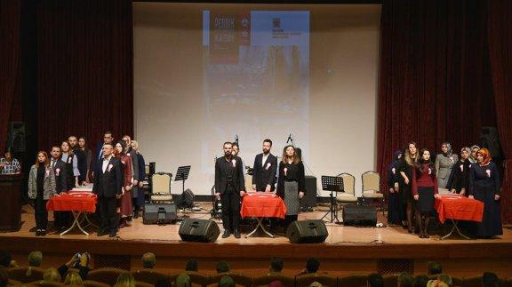 24 Kasım Öğretmenler Günü Kutlama Programı Yunus Emre Kültür ve Sanat Merkezinde Gerçekleşti.