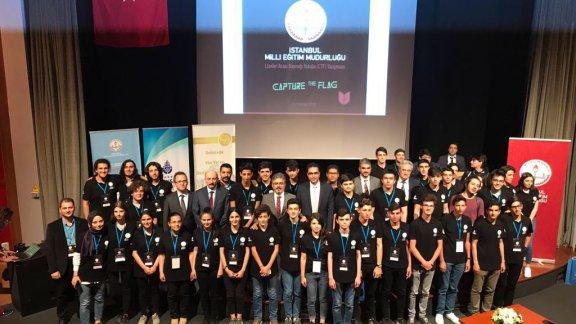 Pendik İTO Mesleki ve Teknik Anadolu Lisesi Öğrencilerimiz Liseler Arası Bayrağı Yakala Yarışması İstanbul İkincisi