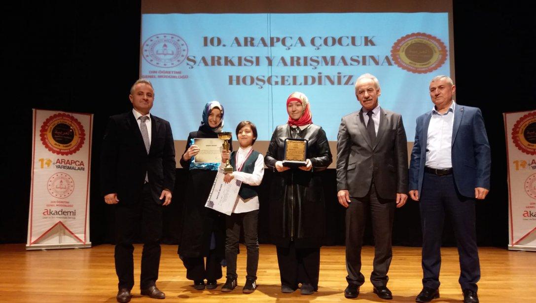 10. Arapça Yarışmaları "Arapça Çocuk Şarkıları Yarışması" Bölge Finali Yapıldı.