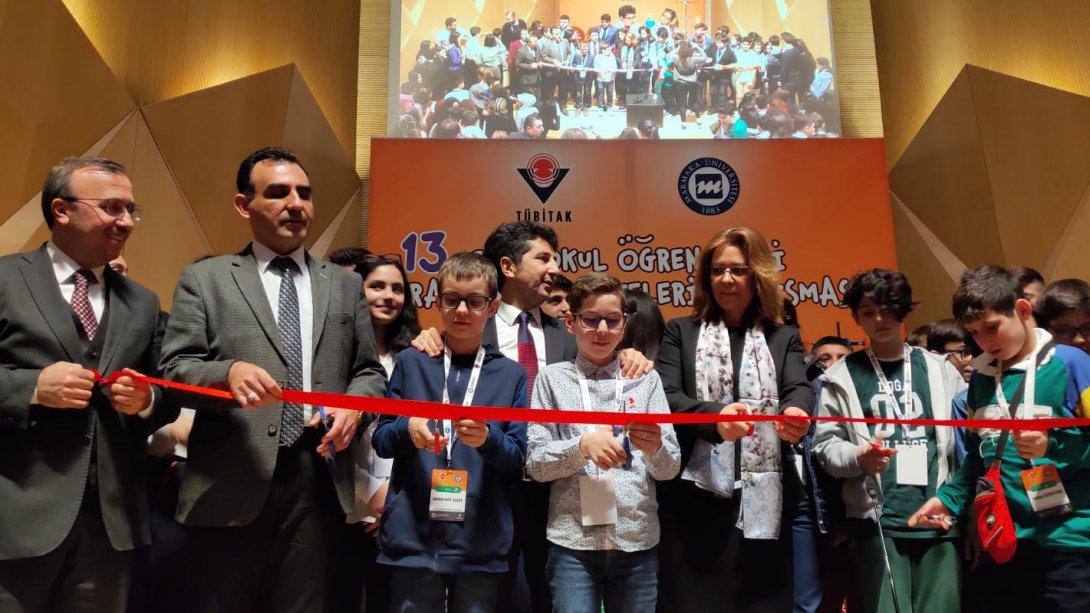 TÜBİTAK 13. Ortaokul Öğrencileri Araştırma Projeleri Yarışması İstanbul Asya Bölge Finali Sergisi Başladı.