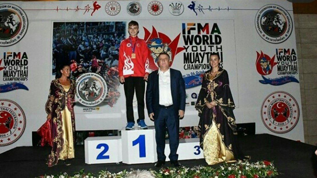 Öğrencimiz Kerem Dağarcıkoğlu IFMA Muaythai Gençler Dünya Şampiyonu