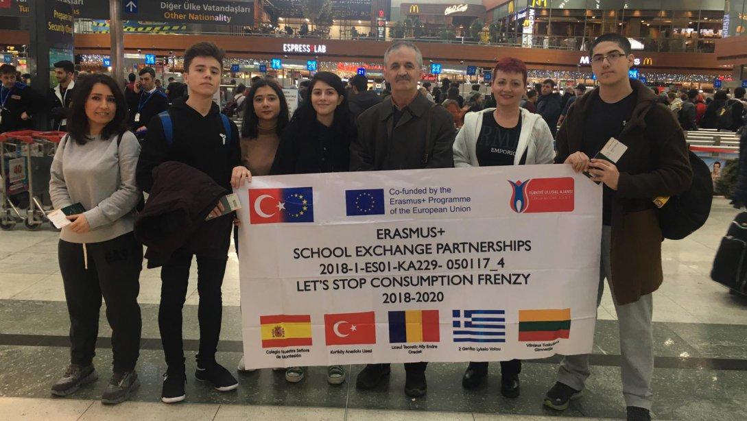 Kurtköy Anadolu Lisesi Erasmus+ KA229 kapsamında Romanya Hareketliliği Gerçekleştirdi.