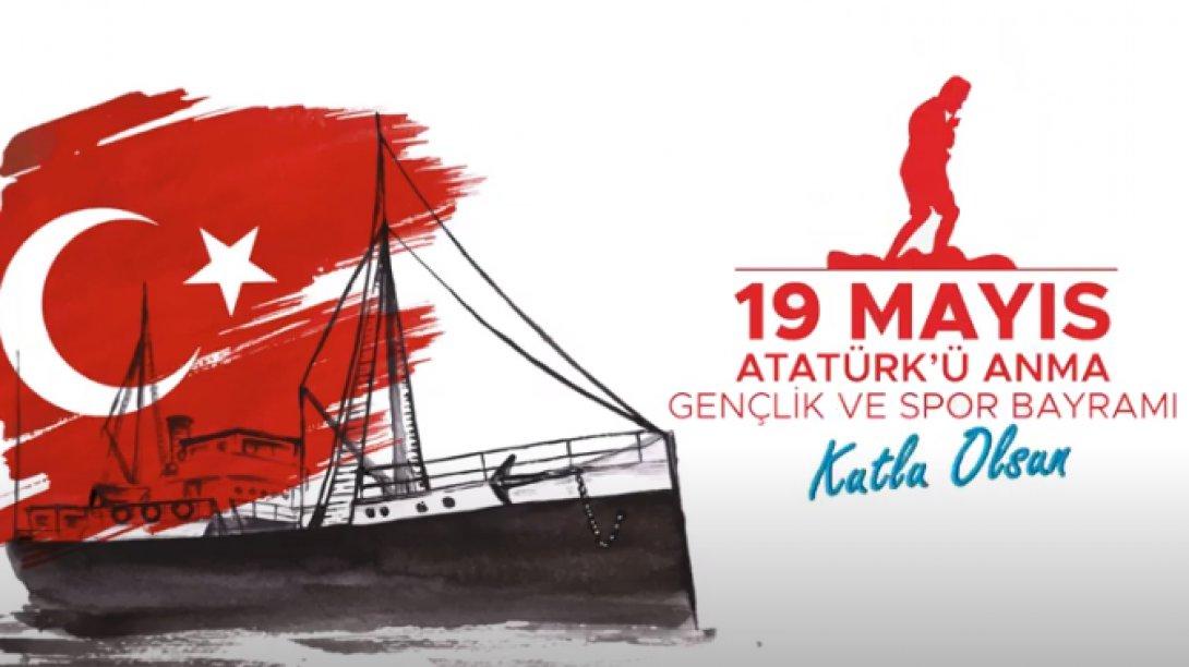 19 Mayıs Atatürk'ü Anma, Gençlik ve Spor Bayramı Kutlama Programı Çevrim İçi Gerçekleşti.