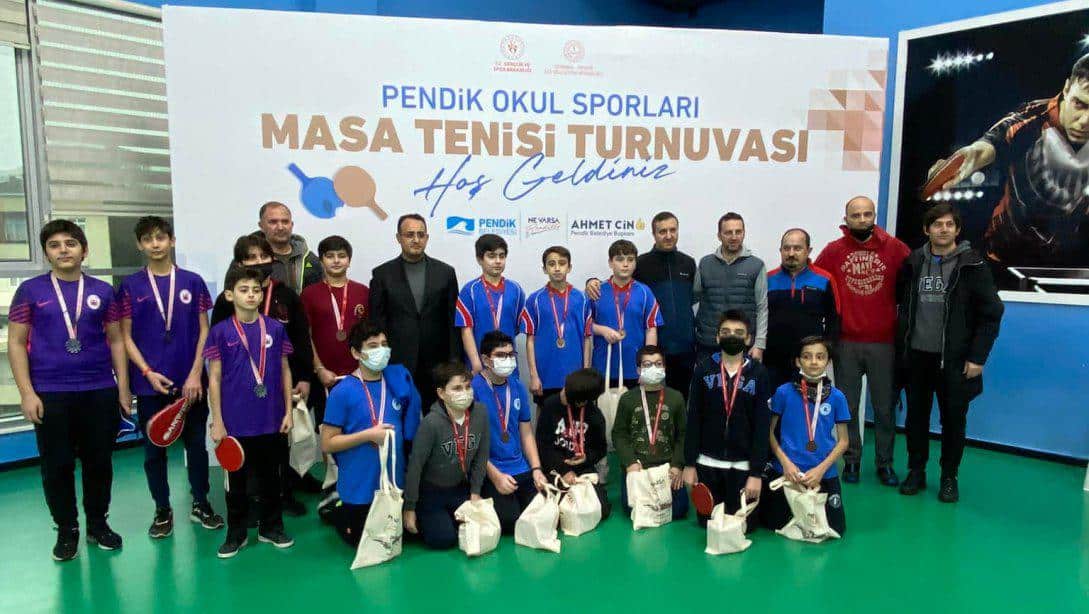 Okul Sporları İlçe Masa Tenisi Yarışmaları Düzenlendi.