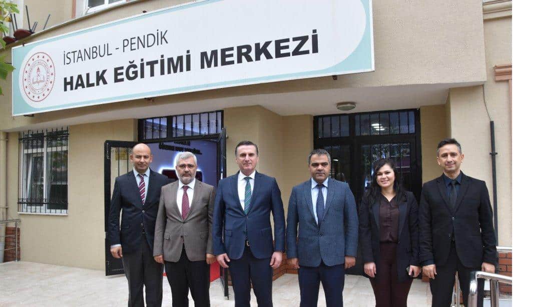 Pendik Kaymakamımız Sn. Mehmet Yıldız Pendik Halk Eğitimi Merkezini ziyaret etti