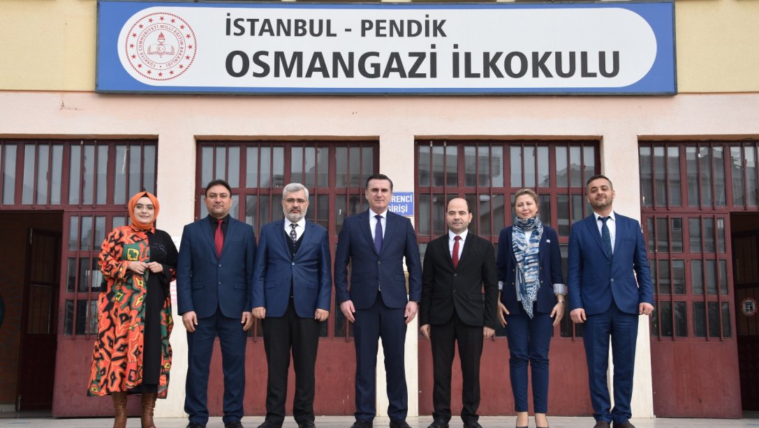 Pendik Kaymakamımız Sn. Mehmet Yıldız Osmangazi İlkokulunu ziyaret etti.