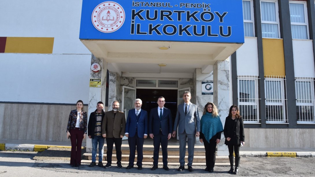 Pendik Kaymakamımız Sn. Mehmet Yıldız Kurtköy İlkokulunu ziyaret etti.