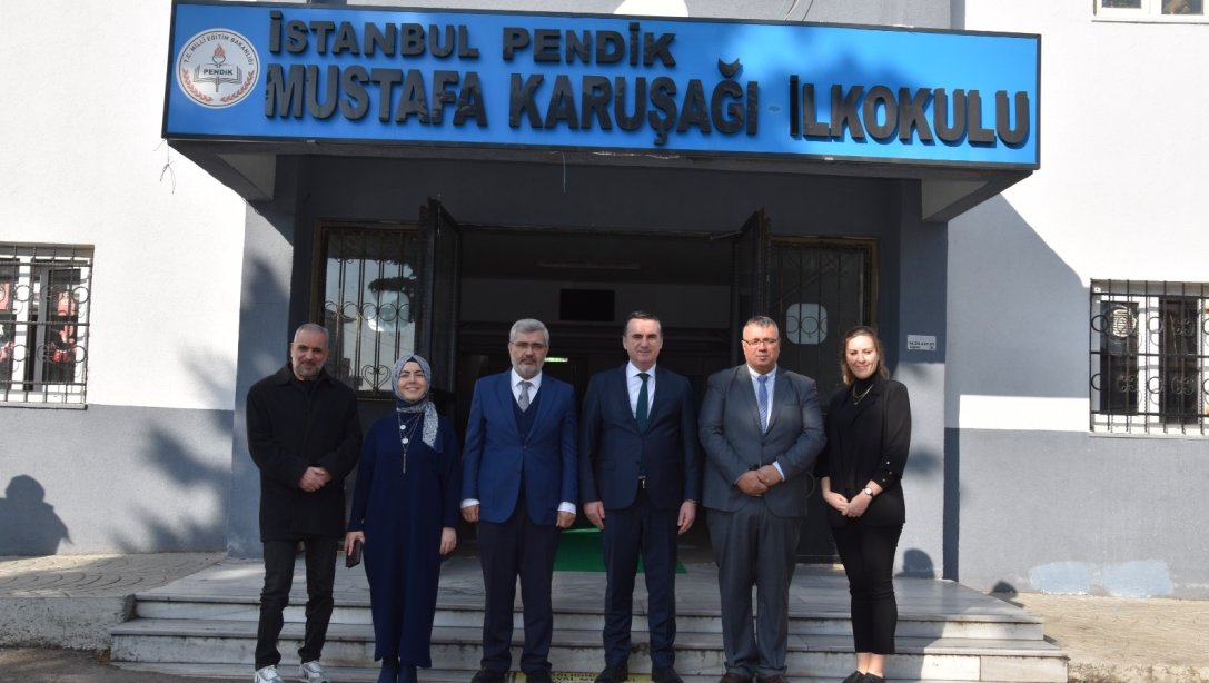 Pendik Kaymakamımız Sn. Mehmet Yıldız Mustafa Karuşağı İlkokulunu ziyaret etti.