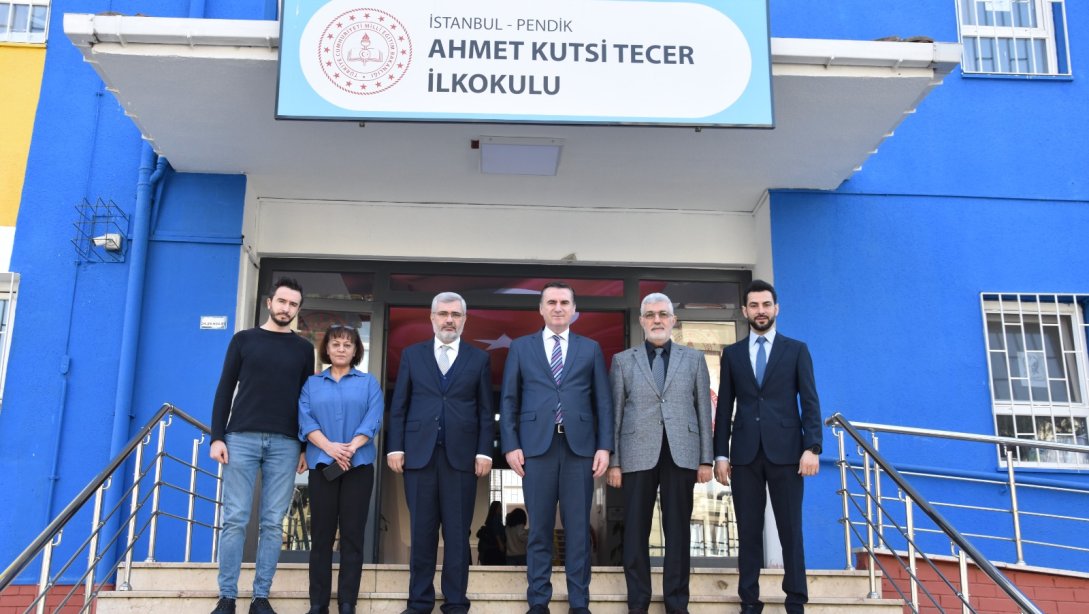 Pendik Kaymakamımız Sn. Mehmet Yıldız Ahmet Kutsi Tecer İlkokulunu ziyaret etti.