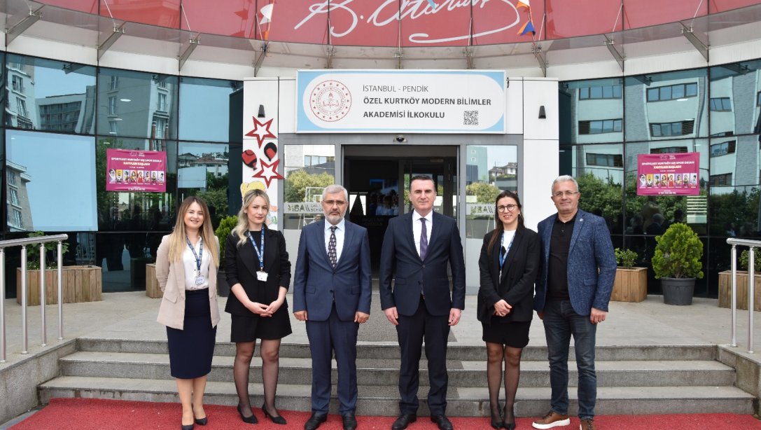 Pendik Kaymakamımız Sn. Mehmet Yıldız Özel Kurtköy Modern Bilimler Akademisi İlkokulunu ziyaret etti.