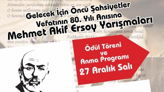 Vefatının 80. Yılında Mehmet Akif Ersoy temalı liselerarası Hitabet Yarışmasının 1. Turu tamamlandı.