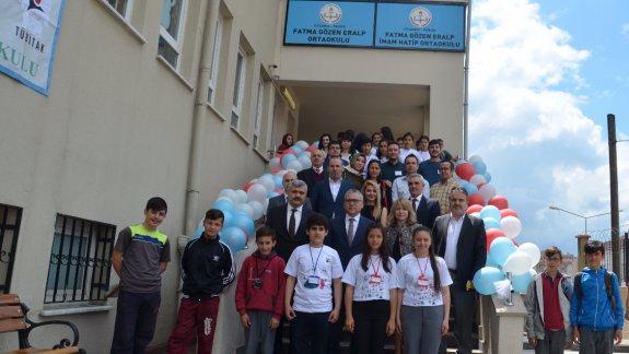 Fatma Gözen Eralp Ortaokulu Tübitak 4006 Bilim Fuarı Açılışı Yapıldı.