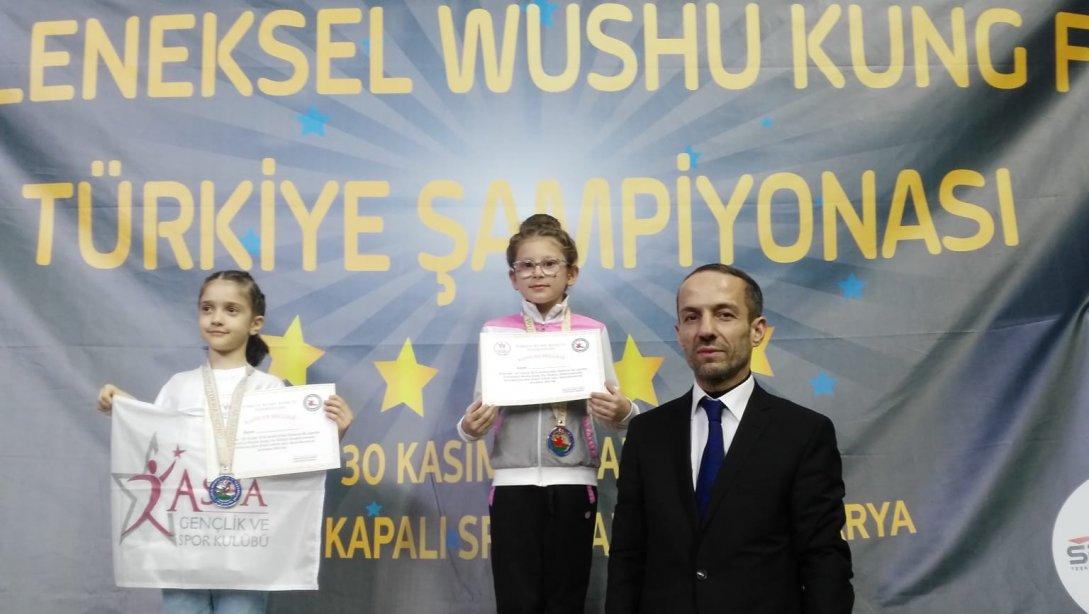 Öğrencimiz Sena Erol Geleneksel Wushu Kung Fu Türkiye Şampiyonası Türkiye Şampiyonu