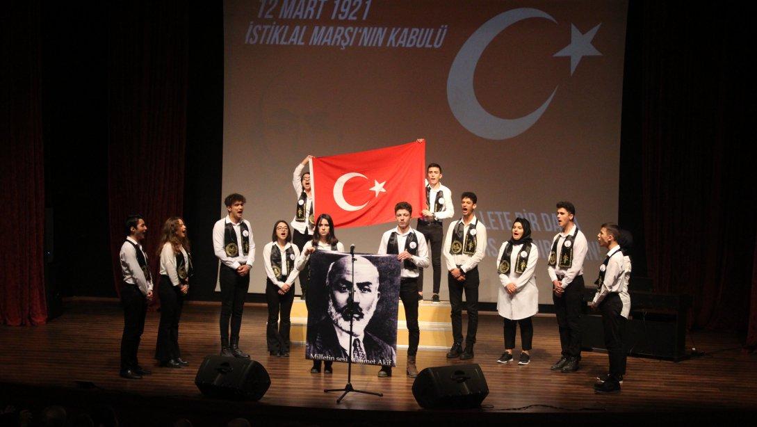 12 Mart İstiklal Marşımızın Kabulünün 98. Yıldönümü ve Mehmet Akif Ersoy´u Anma Programı Gerçekleşti.