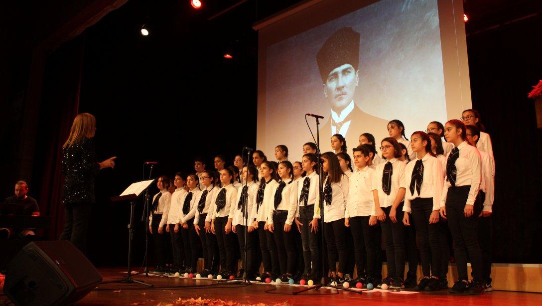 Gazi Mustafa Kemal Atatürk´ün Ebediyete İrtihalinin 81. Yıl Dönümünde Anma Programı Düzenlendi.