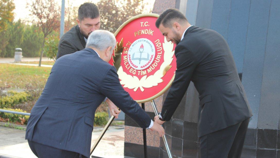 24 Kasım Öğretmenler Günü Çelenk Sunma Programı Pendik Sahil Atatürk Anıtı´nda Gerçekleştirildi.