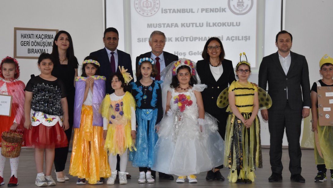Mustafa Kutlu İlkokulu Sıfır Atık Kütüphanesi Açılışı Gerçekleşti. 