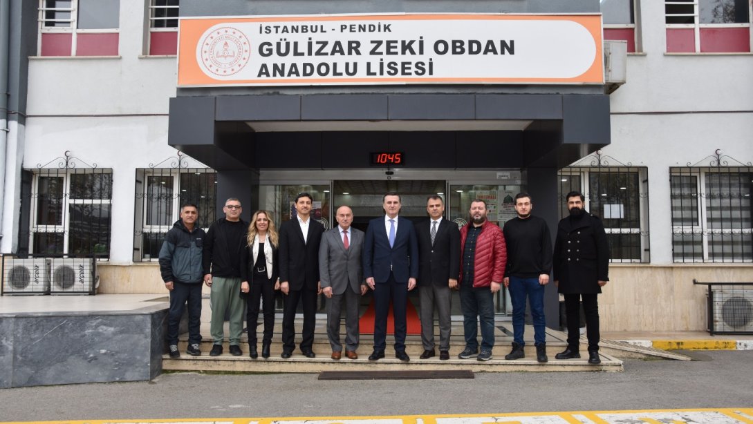 Pendik Kaymakamımız Sn. Mehmet Yıldız Gülizar Zeki Obdan Anadolu Lisesini ziyaret etti.
