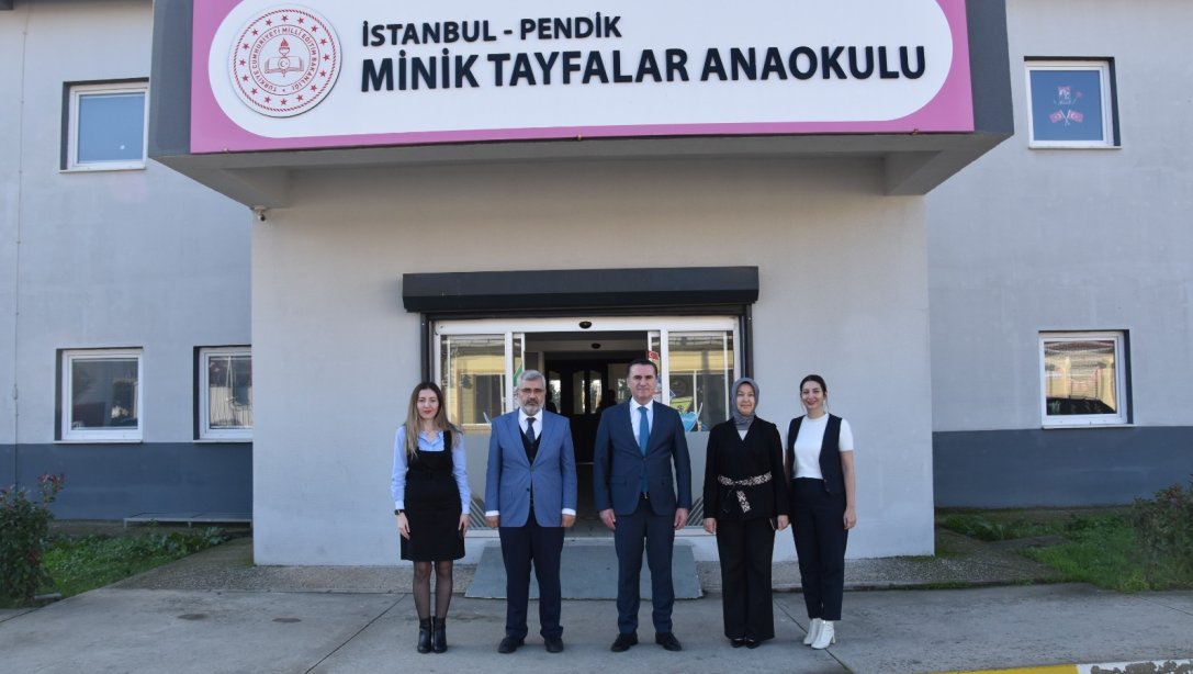 Pendik Kaymakamımız Sn. Mehmet Yıldız Minik Tayfalar Anaokulunu ziyaret etti.