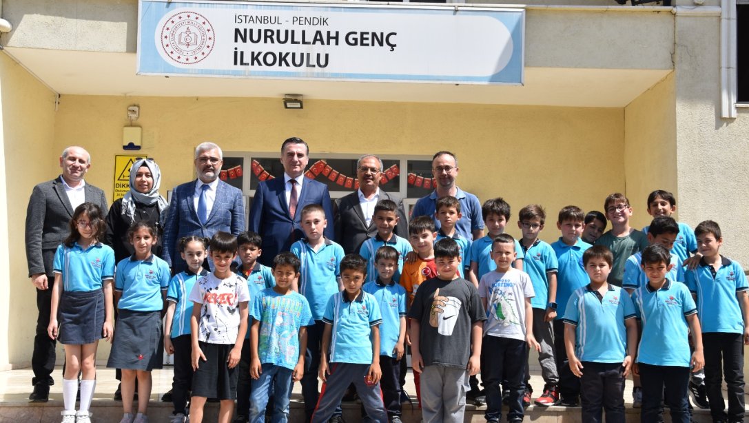 Pendik Kaymakamımız Sn. Mehmet Yıldız Nurullah Genç İlkokulunu ziyaret etti.